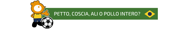 Pollo Mondiale - Scegli un taglio e fai gol