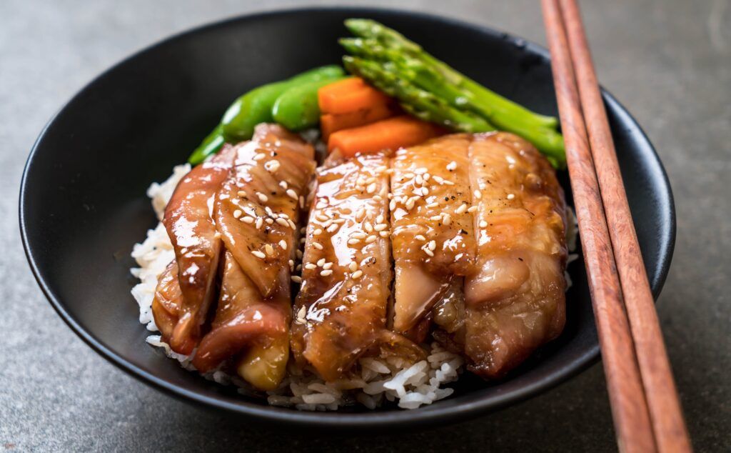 pollo in salsa teriyaki